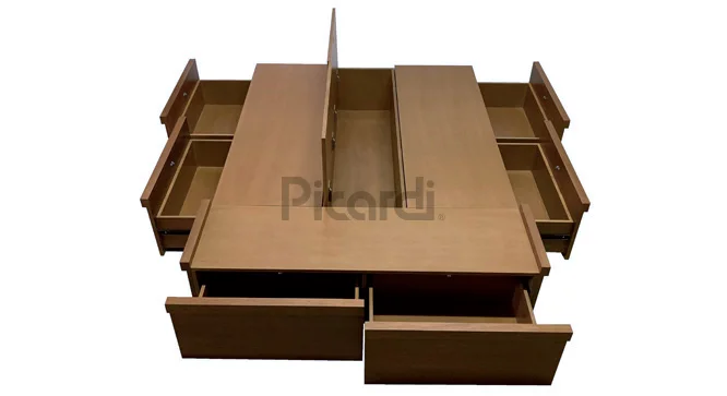 Cama con cajones para colchon de 2 Plazas, 2 Plazas y Media, Queen y Kimg
