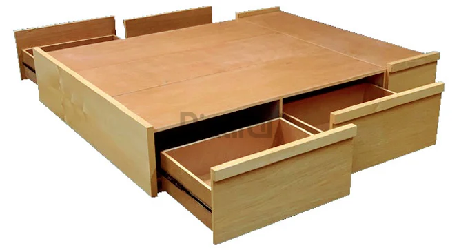 Cama Box con Cajones, 2 Plazas, 2 Plazas y Media, Queen y King