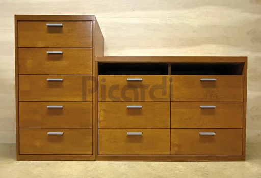 Cómoda rack y chifonier moderno para dormitorio matrimonial