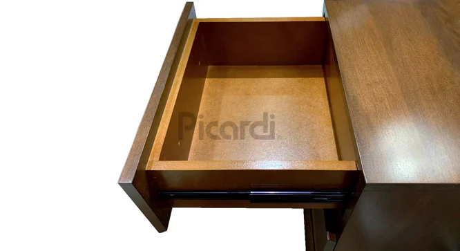 Cajón de mesa de luz de madera moderna
