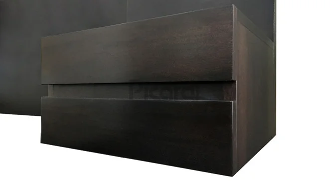 Mesa de luz colgante con respaldo